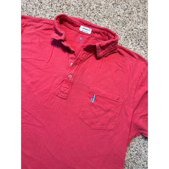 Johnnie-O collared short sleeve Golf/Polo/Shirt size XL, Red - Picture 5 of 9